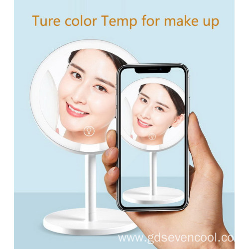 bedroom makeup mirror with led light OEM cosmetic led mirror